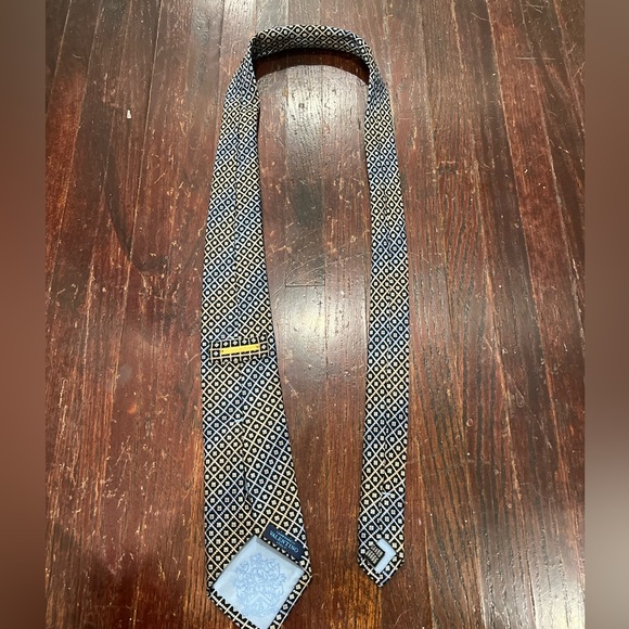 Gia Franco Valentino 100% silk multicolored printed tie - Picture 7 of 9